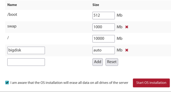 Hetzner install