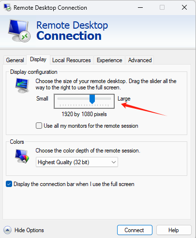 remote desktop configuration